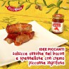 Salsicce avvolte nel bacon aromatizzate con crema piccante